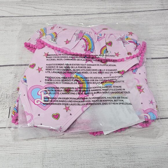 NWT Posh Peanut Barbie Star Power Girls Ruffled 2 Piece Tankini Set Size 6T - Picture 5 of 5